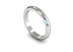 Load image into Gallery viewer, 3mm D Shape Medium Wedding Band
