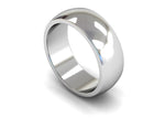 Load image into Gallery viewer, 8mm D Shape Medium Wedding Band