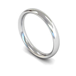 Load image into Gallery viewer, 3mm Traditional Court Medium Wedding Band
