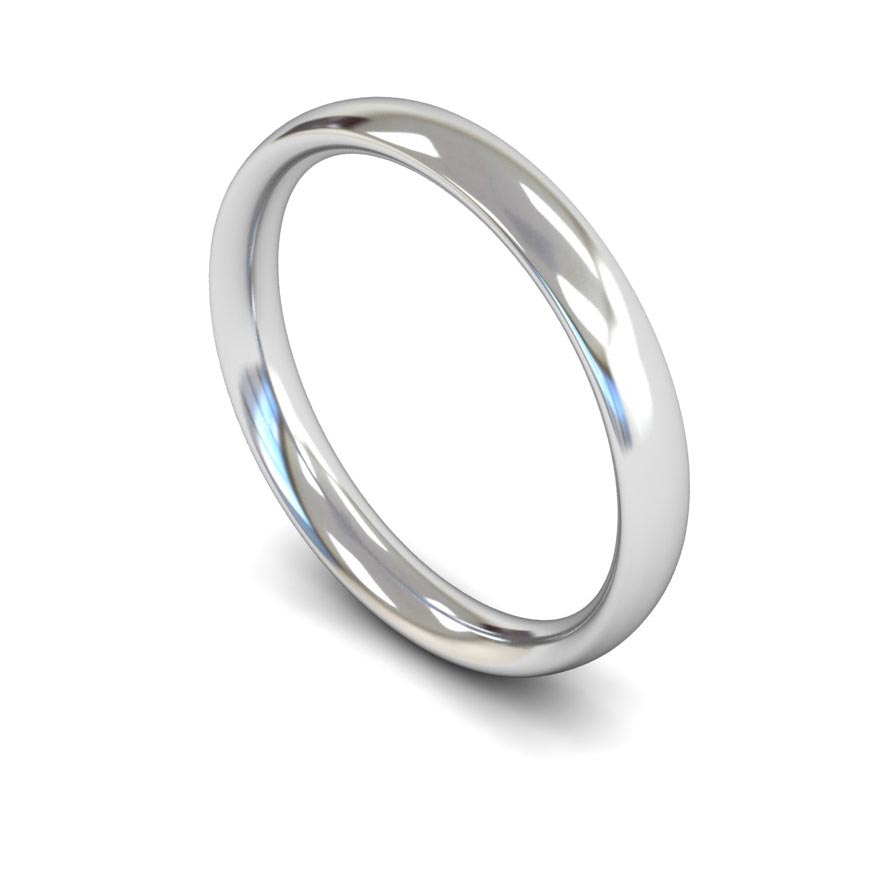 3mm Traditional Court Medium Wedding Band