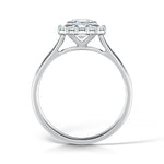 Load image into Gallery viewer, Princess Cut Diamond Ring In A Micro Set Halo Design
