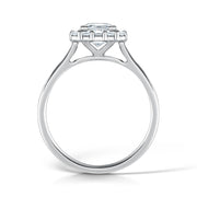 Princess Cut Diamond Ring In A Micro Set Halo Design