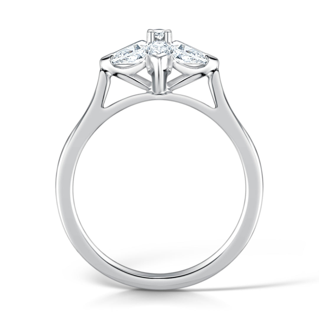 Four Stone Marquise Cut Diamond Ring 0.70TCW