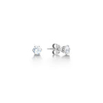 Load image into Gallery viewer, 6 Claw Round Brilliant Cut Diamond Stud Earrings.