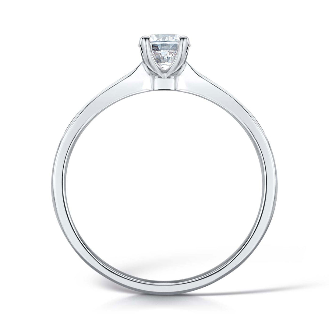 Classic Round Brilliant Solitaire 1.00 ct D VVS2 Lab Grown