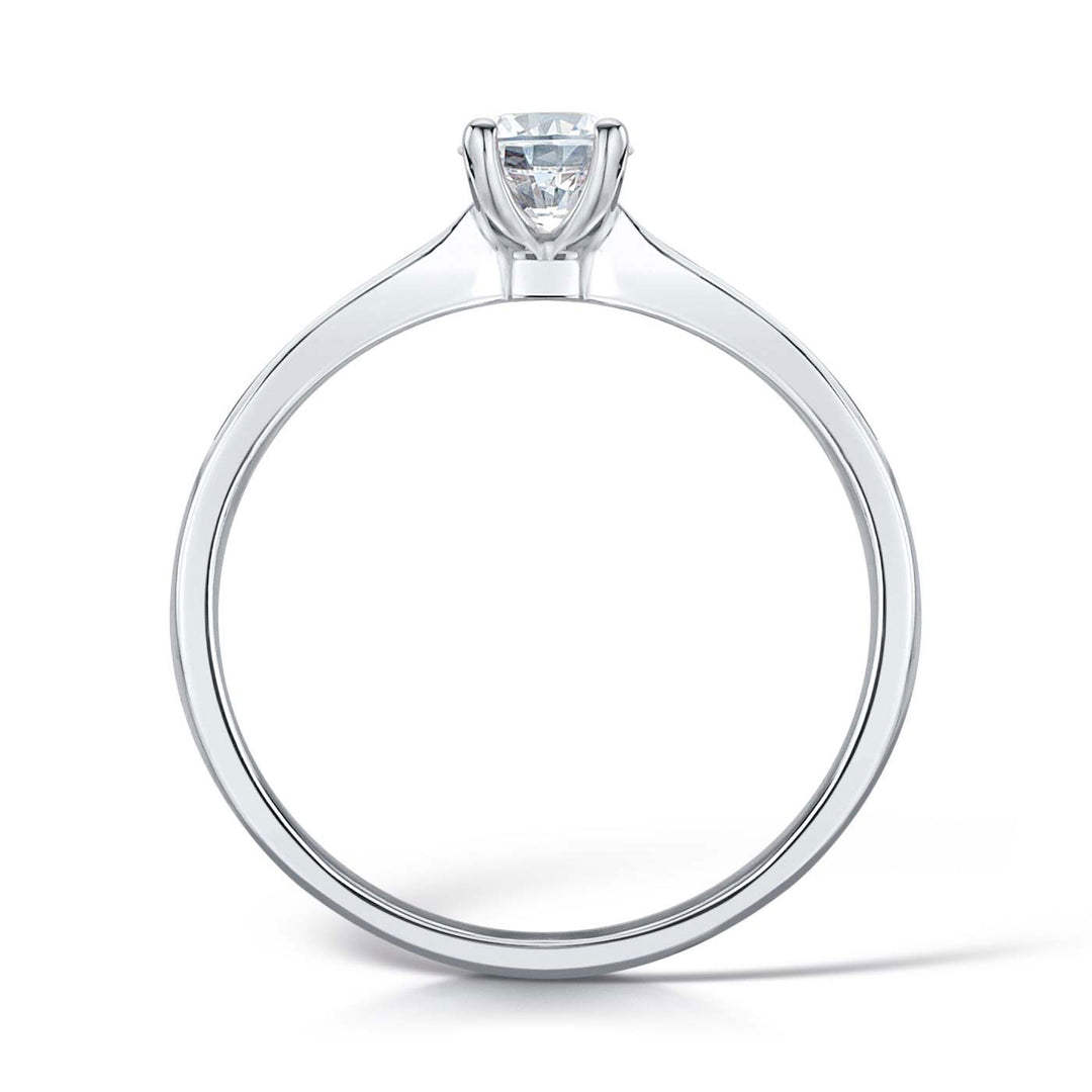 Classic Round Brilliant Solitaire 1.00 ct D VS1 Lab Grown