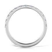 2.0mm Bar Half Set Diamond Band