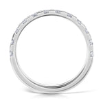Load image into Gallery viewer, 2.5mm Bar Set Diamond Band