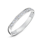 Load image into Gallery viewer, 2.5mm Grain Set Diamond Band