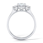 Load image into Gallery viewer, Three Stone Princess Cut Diamond Ring