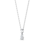 Load image into Gallery viewer, Pear Shaped Diamond Pendant
