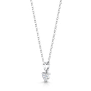 Heart Shaped Diamond Pendant