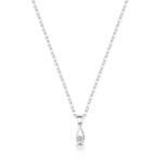Load image into Gallery viewer, Pear Shaped Style With Round Diamond Pendant

