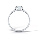 Load image into Gallery viewer, Princess Cut Tension Set Diamond Ring