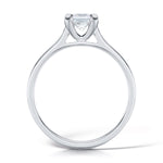 Load image into Gallery viewer, Princess Cut 4 Claw Solitaire Diamond Ring
