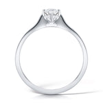 Load image into Gallery viewer, Marquise Cut 4 Claw Solitaire Diamond Ring