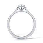 Load image into Gallery viewer, Pear Shape 3 Claw Solitaire Diamond Ring
