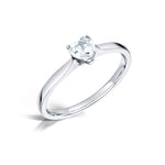 Load image into Gallery viewer, Heart Shape 3 Claw Solitaire Diamond Ring