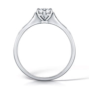 Marquise 2 Claw Solitaire Diamond Ring