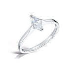 Load image into Gallery viewer, Marquise 2 Claw Solitaire Diamond Ring