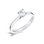 Load image into Gallery viewer, Round Brilliant 4 Claw Solitaire Diamond Ring