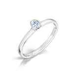 Load image into Gallery viewer, Oval Cut Rubover Diamond Ring