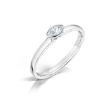 Load image into Gallery viewer, Marquise Cut Rubover Diamond Ring