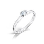 Load image into Gallery viewer, Marquise Cut Rubover Diamond Ring
