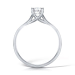 Load image into Gallery viewer, Round Brilliant 4 Claw Solitaire Diamond Ring
