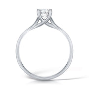Round Brilliant 4 Claw Solitaire Diamond Ring
